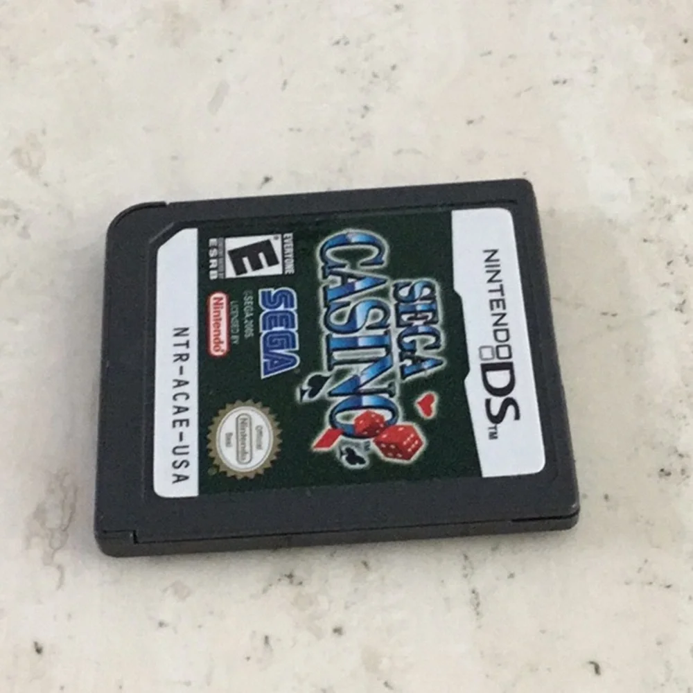 Sega Casino Nintendo DS Game Casino Games